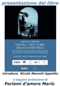 presentazione libro NAPOLI / NEW YORK - ANDATA E RITORNO di Giuliana Muscio